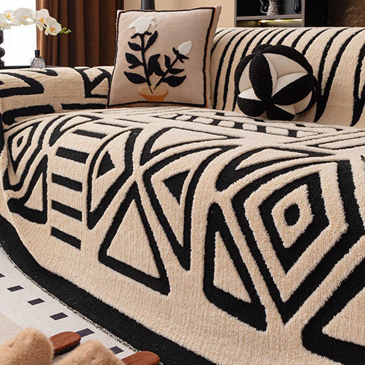 🛋️🎉 funda de sofá suave y antideslizante de felpa🍂【180*130cm】【180*150cm】