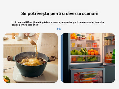 🔥【Ultima zi de reducere 50%】Capace din silicon alimentar care păstrează prospețimea-R