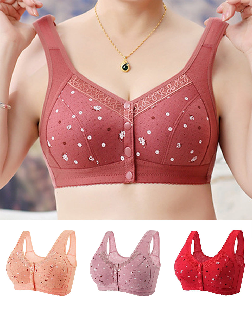 💕【Kupite 1, dobit ćete 1 besplatno】👙[45-100kg]Novi i poboljšani udobni čipkasti grudnjak veće veličine (reducere de 49%)-H
