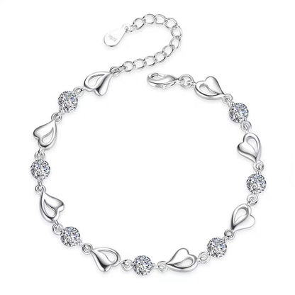 ✨✨【Compra 1 y llévate 1 gratis】💎Pulsera de plata 925 Corazón del Océano-E