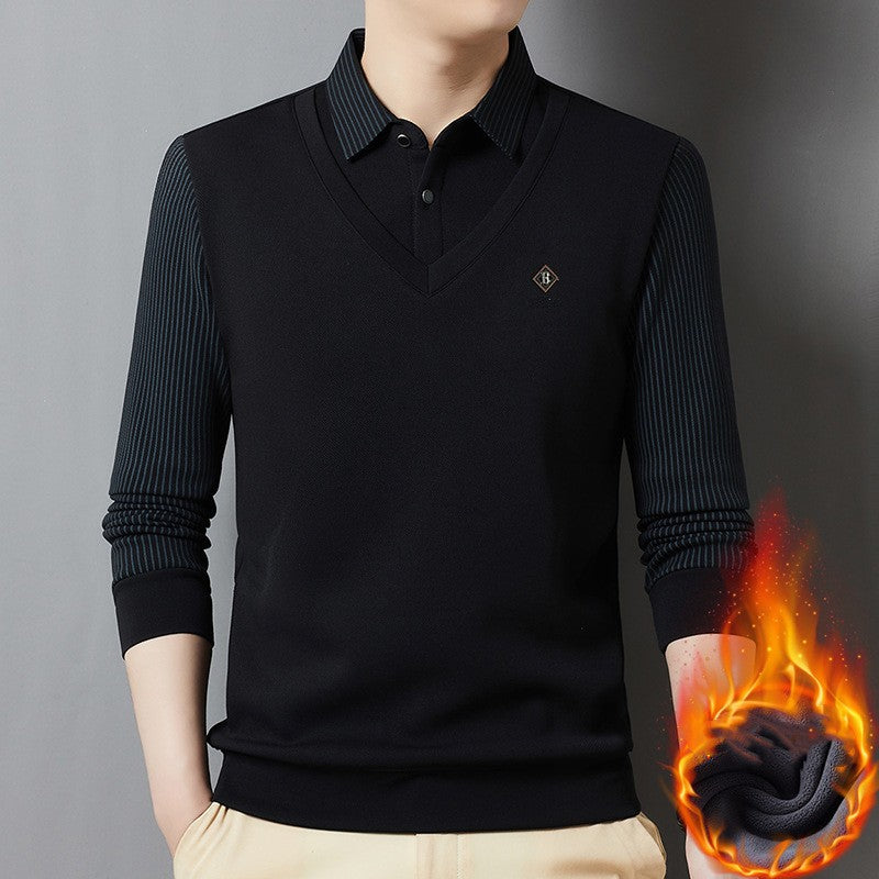 🔥🔥【M-4XL】Koszulki męskie jesienno-zimowe z długim rękawem POLO