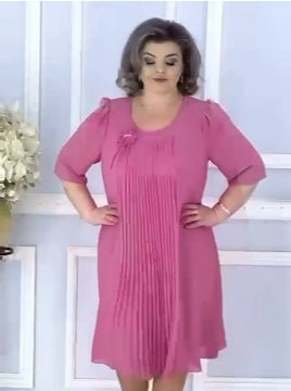 【S-5XL】2025 primăvară nouă rochie de sifon de înaltă calitate, elegant și temperament