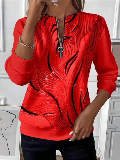 🔥【¡Superventas!】 (S-5XL) Sudadera informal con capucha y cremallera-E