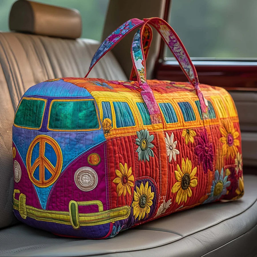 Bolsa de viaje acolchada Hippie Van-E