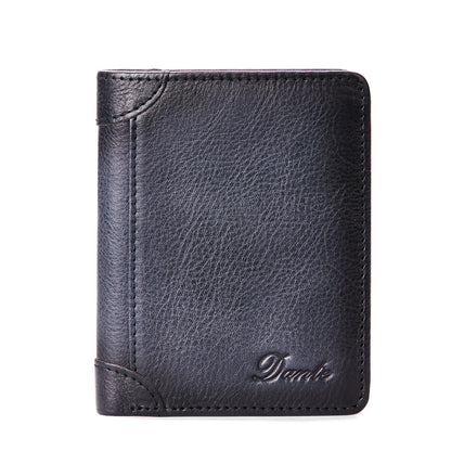 ¡Compra 1 y llévate 1 gratis!👝✨ Nueva cartera antirrobo de cuero genuino para hombre-E