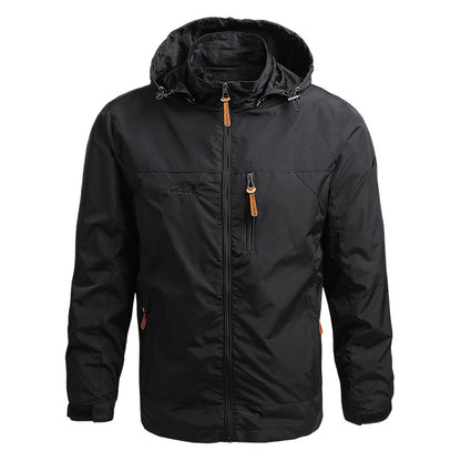【M~5XL】2025 Chaqueta deportiva a prueba de viento para montañismo al aire libre para hombres--E