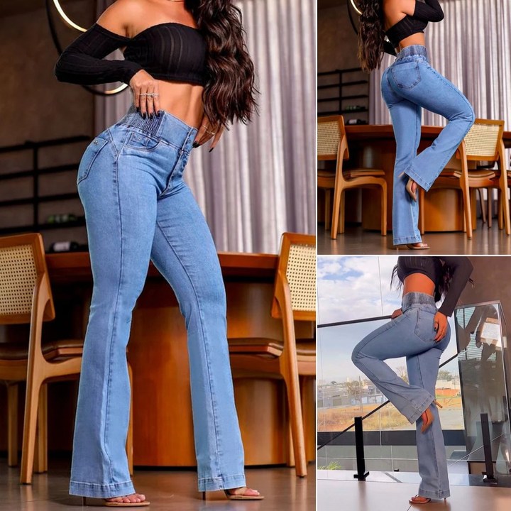 [Venta caliente] Jeans ajustados de alta elasticidad-E
