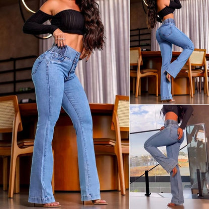 [Venta caliente] Jeans ajustados de alta elasticidad-E