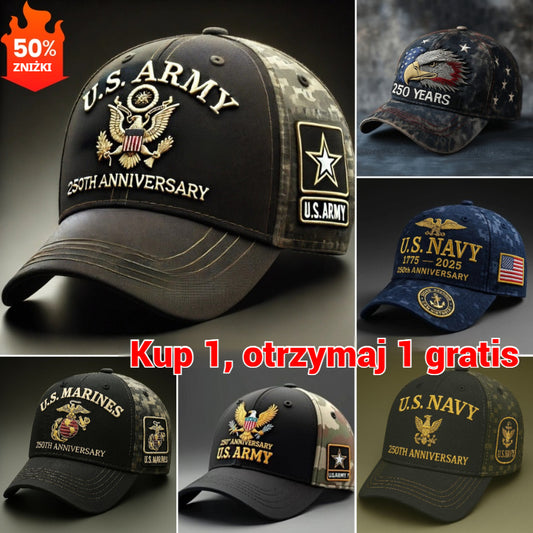 🔥【Kup 1, otrzymaj 1 gratis】Czapka baseballowa z haftem 3D
