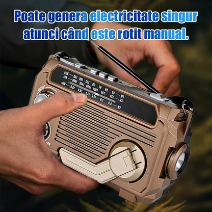 🏕️Lanternă radio AM multifuncțională portabilă