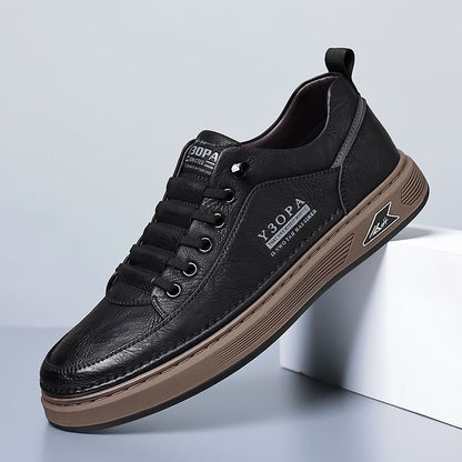 Férfi bebújós bőr sneaker – sportos, kényelmes, könnyen felvehető-U