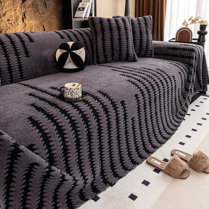 🛋️🎉 funda de sofá suave y antideslizante de felpa🍂【180*130cm】【180*150cm】