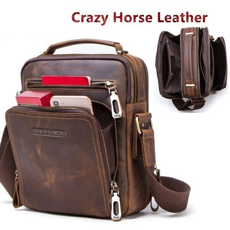 🎉👜【Produs nou🔥】【Stoc limitat】Geantă business casual pentru bărbați, la modă, din piele naturală-R