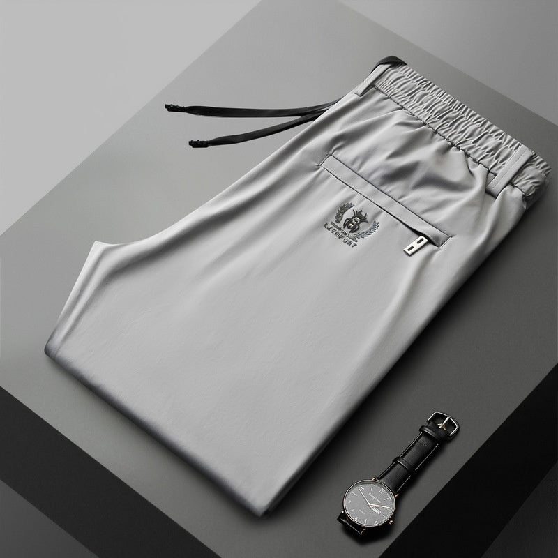 🔥👖【40-115 kg】Nowe spodnie z elastycznego jedwabiu na wiosnę i lato 2025