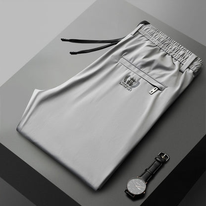 🔥👖【40-115 kg】Nowe spodnie z elastycznego jedwabiu na wiosnę i lato 2025