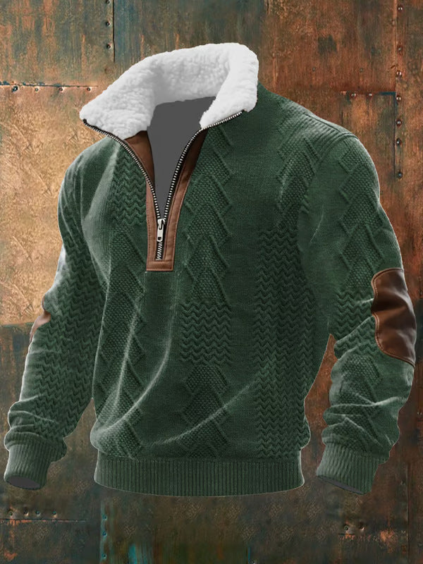 🔥 Kup 1, drugi gratis 🔥【S–5XL】Nowa modna bluza na jesień/zimę z polarową podszewką i futrzanym kołnierzem