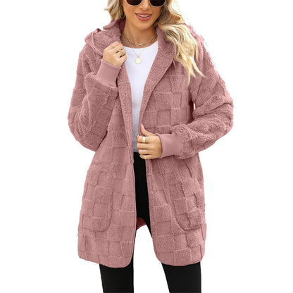 ☃️Obmedzená zľava 39 %❄️[S-5XL]🌸Novinka pre zimnú sezónu: Dámska voľnočasová bunda s kockovaným fleecom-K
