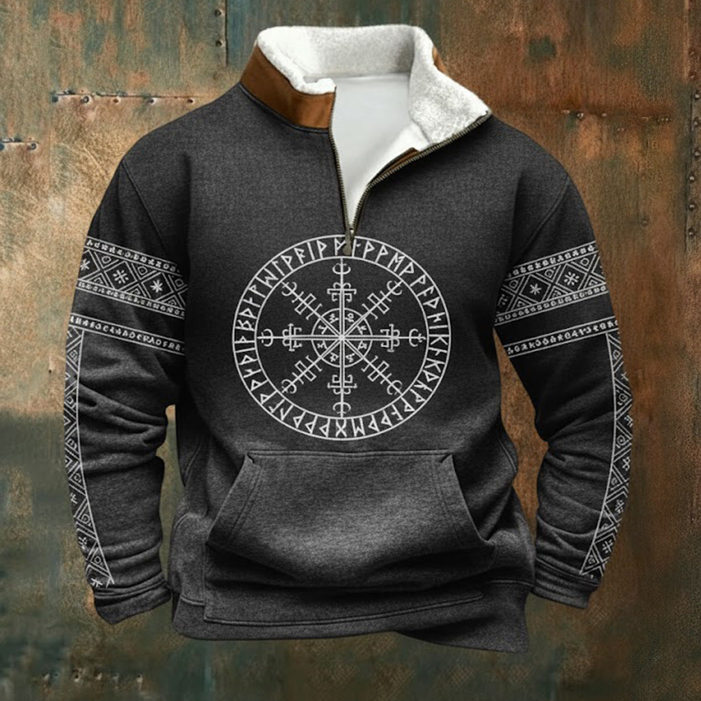 🔥 Kup 1, drugi gratis 🔥【S–5XL】Nowa modna bluza na jesień/zimę z polarową podszewką i futrzanym kołnierzem
