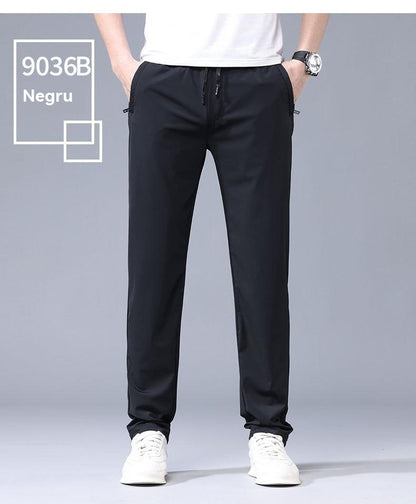 【40-115kg】🔥【50% kedvezmény】 2026 tavaszi és nyári új Ice Silk Stretch nadrág-U