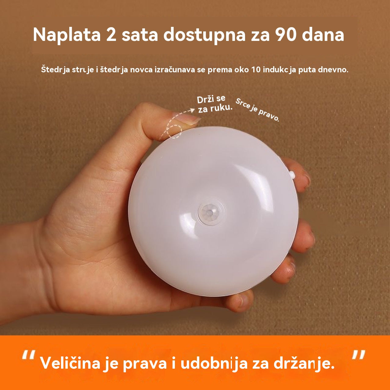 🏡💡Pametno LED svjetlo koje osjeća ljudsko tijelo, jednostavno za punjenje i praktično-H