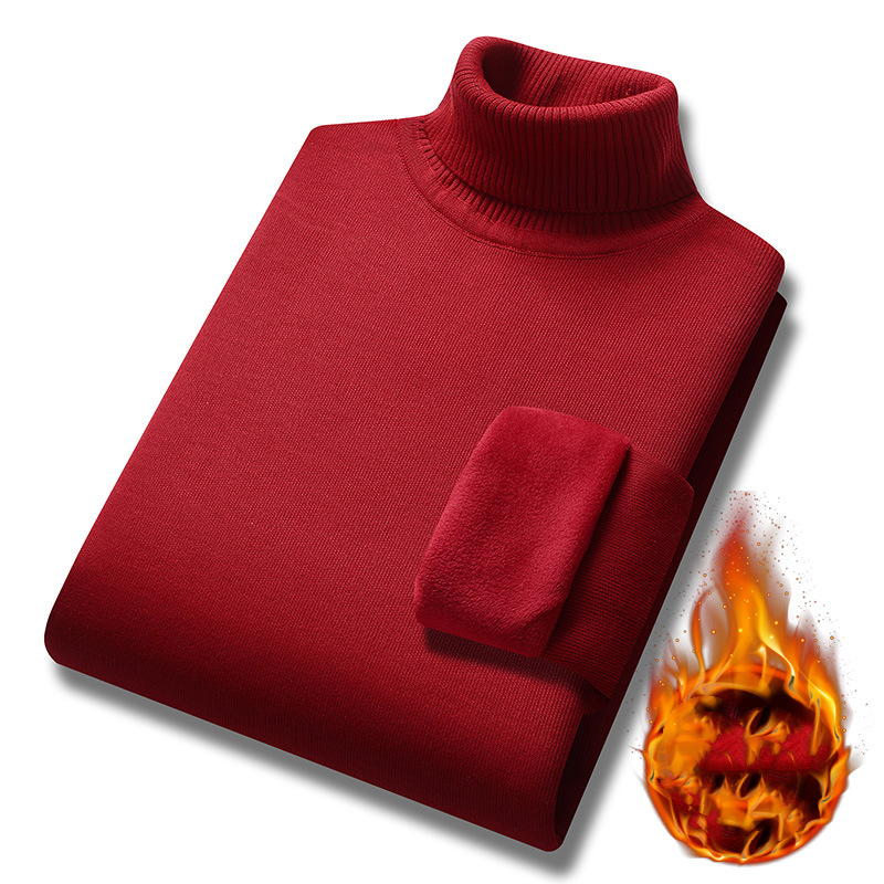 🔥【M-4XL】🔥Nowy, lekki, luksusowy męski golf z kaszmiru, swobodny, biznesowy sweter