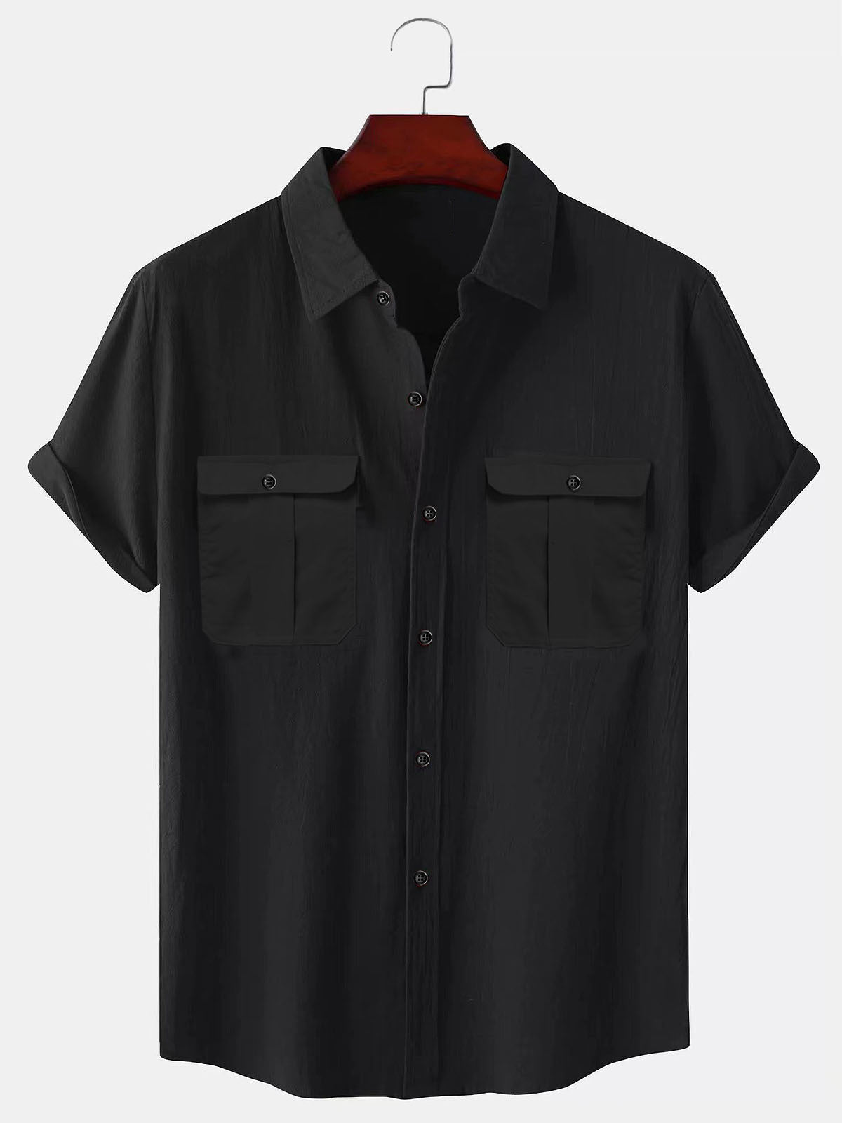 [🏖️🔥Wyprzedaż letnia] [M-5XL] Nowa letnia męska prosta lniana koszula - przyjazna dla skóry i miękka-V