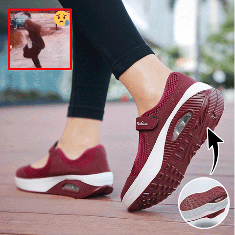 【35–43】👟Női lélegző hálós sportcipő légpárnás talppal – ultrakönnyű, puha és kényelmes-U