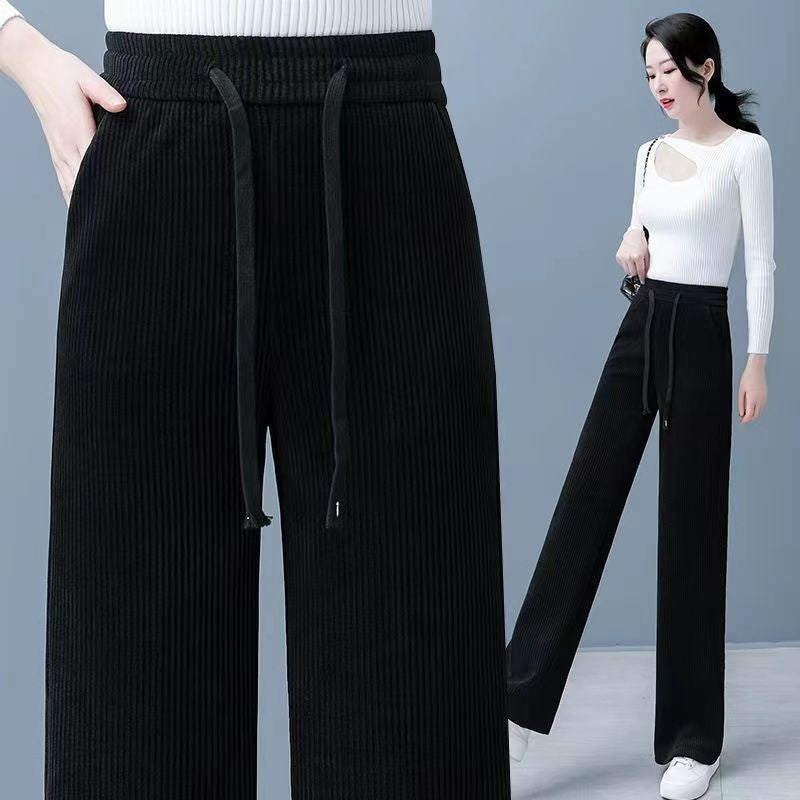 🔥【M–3XL, 40–110 kg】Női laza, rugalmas nadrág – kényelmes, bőszárú, mindennapi viselet-U