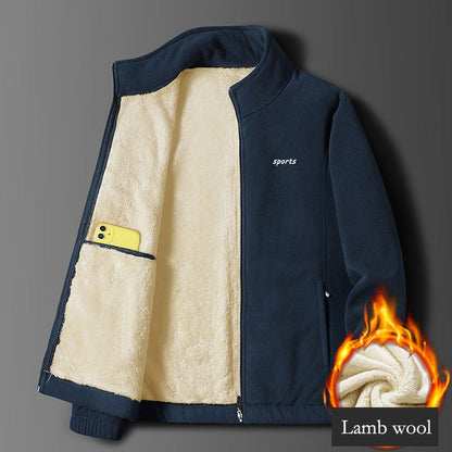 【M-5XL】Męska gruba kurtka polarowa na jesień i zimę