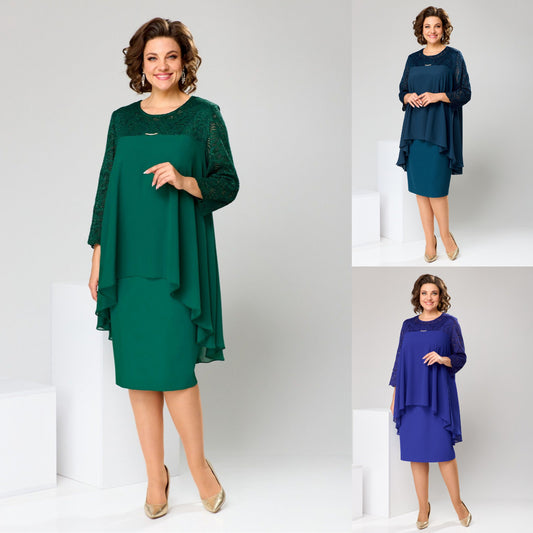🍑😍【S-5XL】Okouzlující jarní šaty pro plnoštíhlé💖-Z