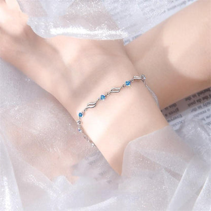 ✨✨【Compra 1 y llévate 1 gratis】💎Pulsera de plata 925 Corazón del Océano-E