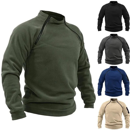 🎉✨50% zniżki sezonowej【S-4XL】2025 nowa moda męska zimowa ciepła polarowa kurtka bazowa, bluza