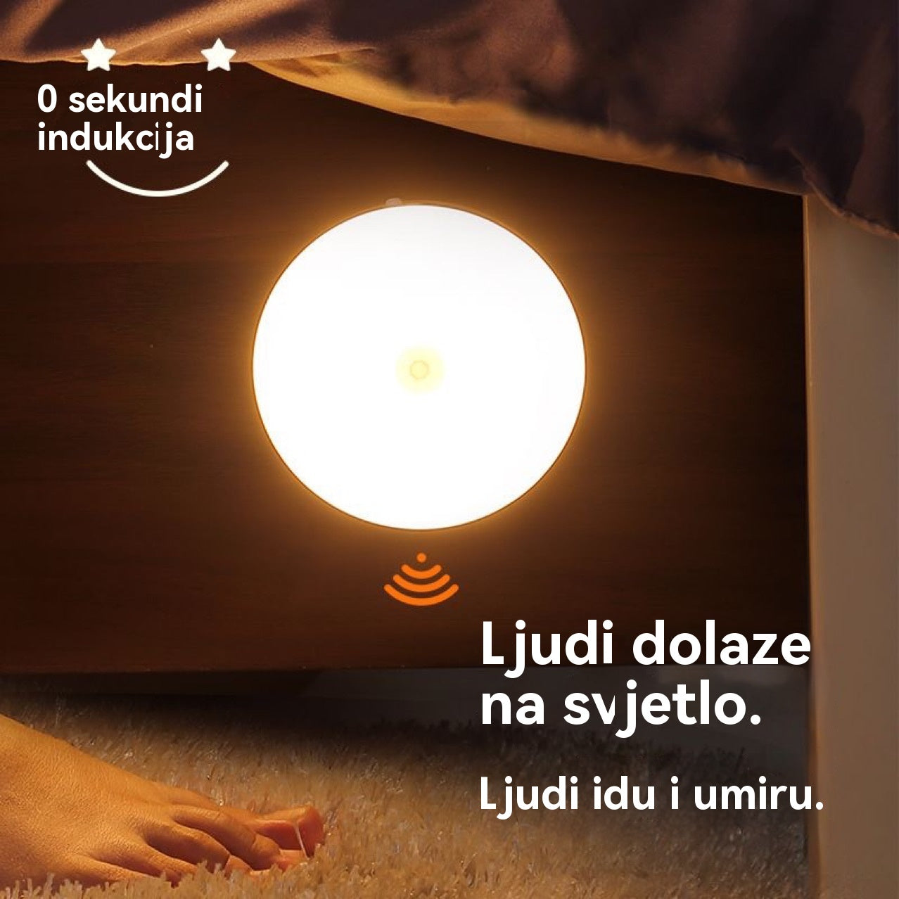 🏡💡Pametno LED svjetlo koje osjeća ljudsko tijelo, jednostavno za punjenje i praktično-H