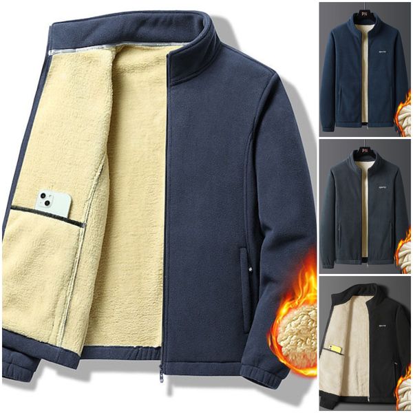 ⛄【M-5XL】Új őszi-téli férfi vastag báránybőr dzseki, meleg, kényelmes és szélálló, téli alapdarab-U