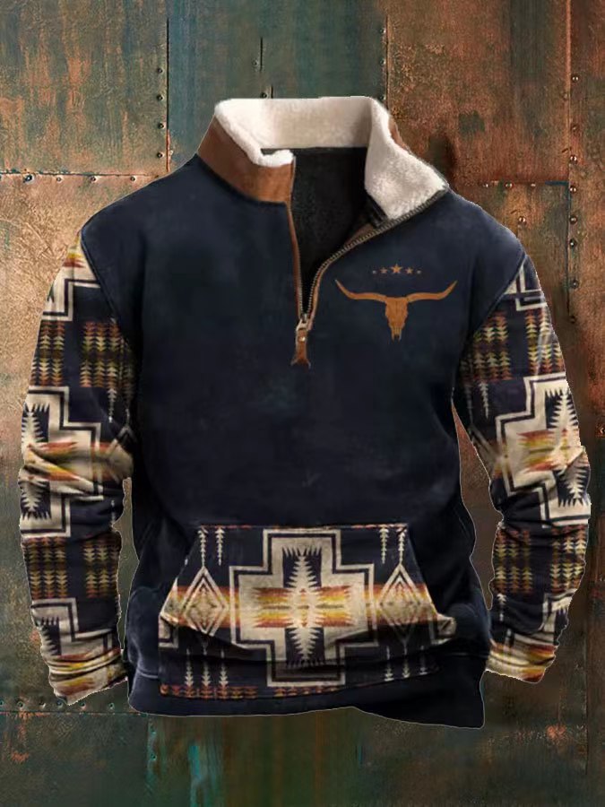 2025 Sudadera con capucha de manga larga 3D para hombre Otoño Invierno Cálido resistente al frío-E