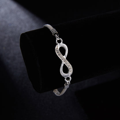 ✨🎁【Compra uno, llévate otro gratis】【2 pulseras】✨✨Pulsera de la suerte para mujer, elaborada en plata 925