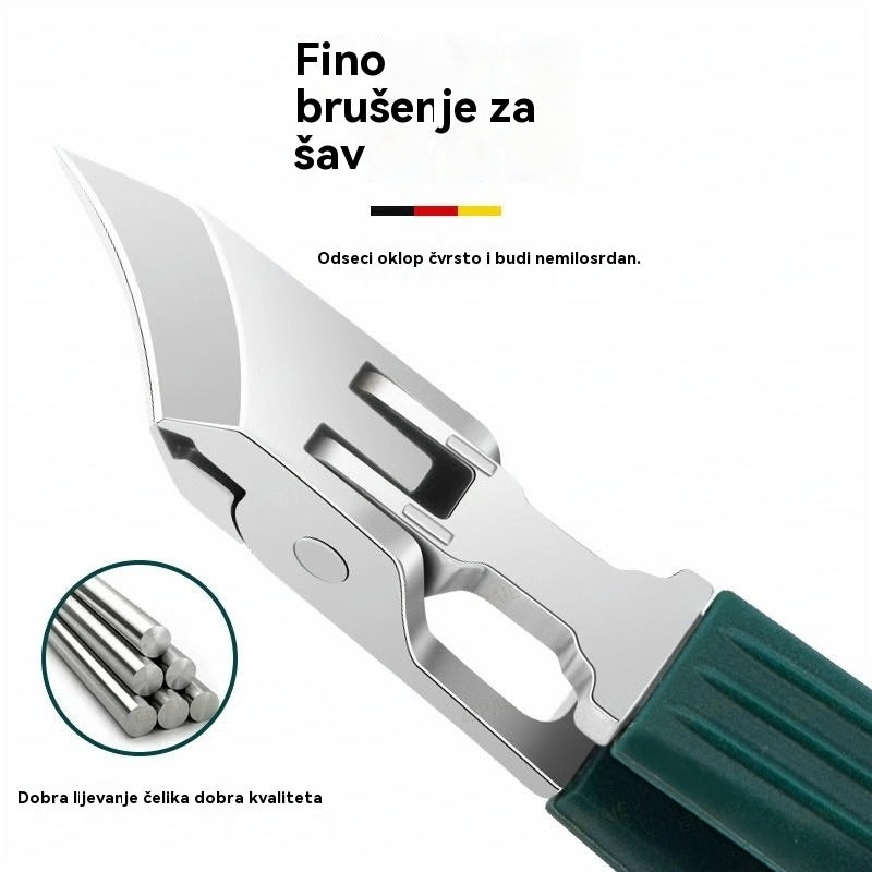 🔥Vruća prodaja🔥✂️💅Nove ultra tanke kutne škare za nokte, kućni alati za nokte [set od 3 dijela]-H