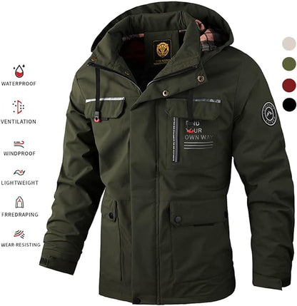 🔥💥 【M-4XL】 2025 Jesenska i zimska nova muška topla vjetrootporna i vodootporna jakna-H