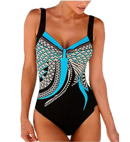 🩱🏊‍♀️2025 novi retro print novi jednodijelni kupaći kostim s retro printom-H