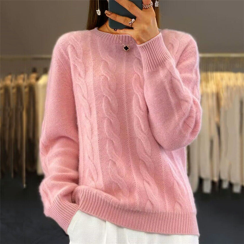 🔥✨【Novi jesenski stil】【S-2XL】2026 Jednobojni visokokvalitetni mekani i udobni vuneni džemper-H