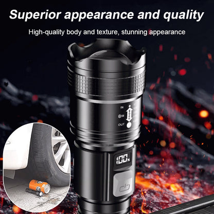 🆕🔦【Cumpără 1 primești 1 gratis】Un nou reflector de patrulă în aer liber, lanternă puternică, cu fotografiere lungă