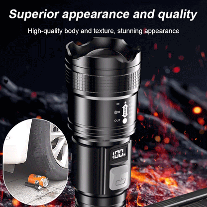 🎁【50% OFF】🔦Un nuevo reflector de patrulla al aire libre, una potente linterna con disparo prolongado-E