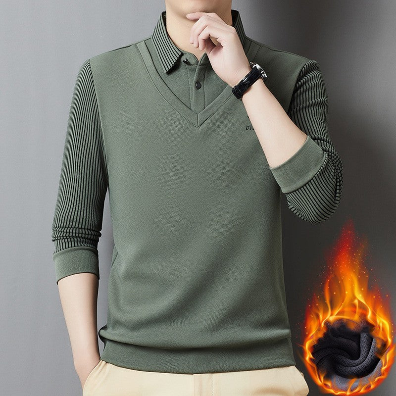 🔥🔥【M-4XL】Koszulki męskie jesienno-zimowe z długim rękawem POLO