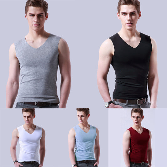 ✅Set de 6 maiouri casual barbati Ice Silk, usor de asortat cu orice tinuta, potrivite pentru purtarea de zi cu zi. ✅ Ușoare, respirabile și cu uscare rapidă.