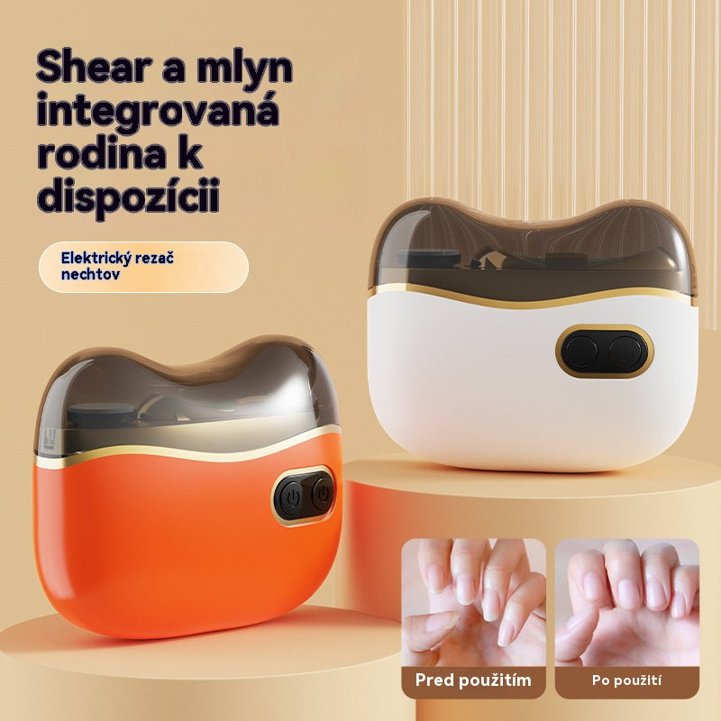 ✂️💅🔥¡Compra 1 y llévate otro gratis!🔥 Lima de uñas eléctrica multifuncional, cortauñas eléctrico con protección antipellizcos