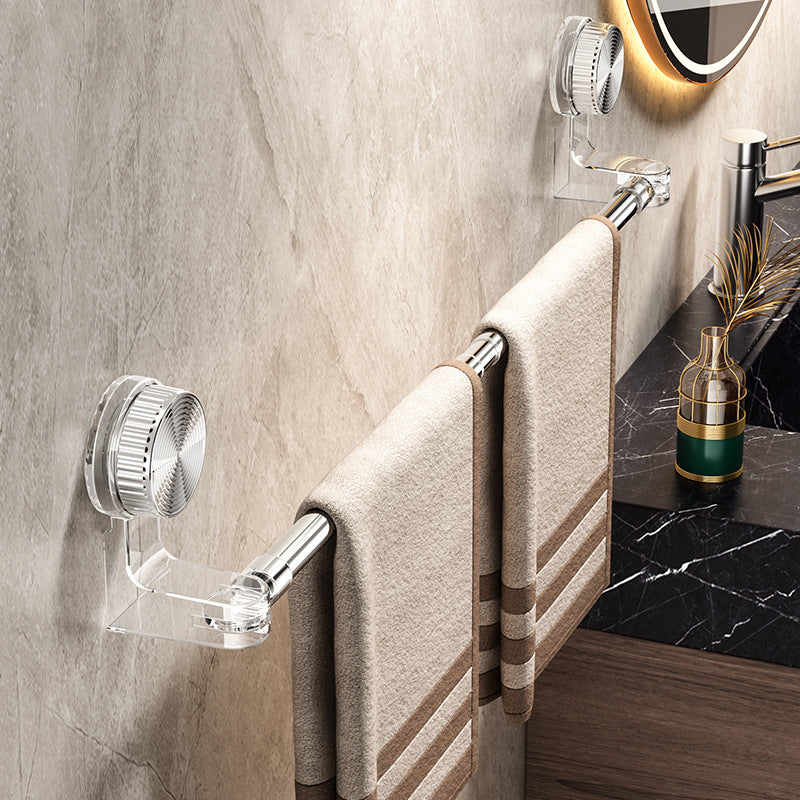 🎁【Compra 1 y llévate 1 gratis】✨🚿Diseño ligero y sin perforaciones —Toallero retráctil con ventosa-E