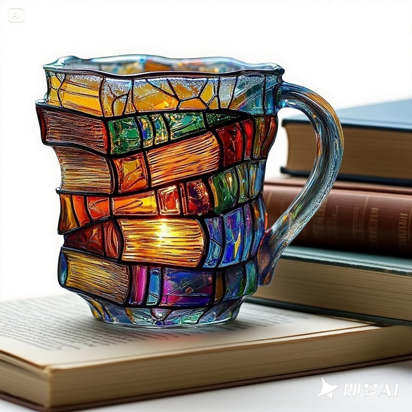 ☕【Korlátozott ideig érvényes kedvezmény🔥】Legkelendőbb kávéscsésze📚3D festett, könyv alakú kávéscsésze-U