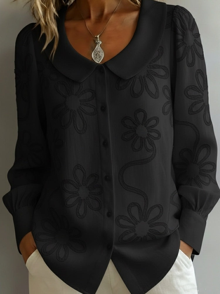 👚Camisa bordada retro francesa de 2026【S-2XL】-E