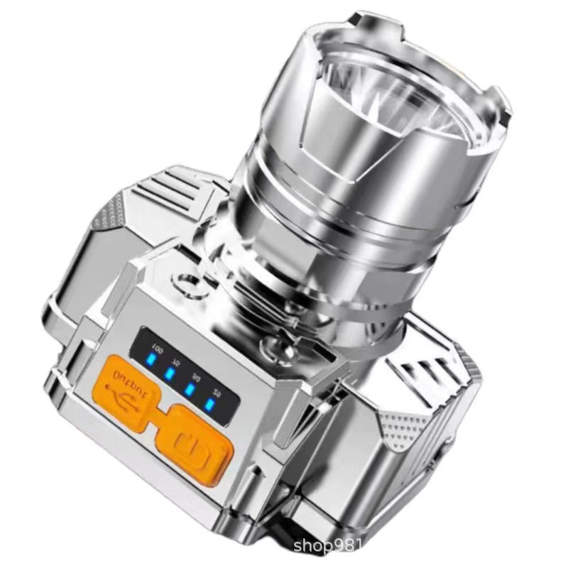🔦Lanternă ultra-luminoasă cu senzor montat pe cap, eliberează mâinile, timp de iluminare ultra-lung