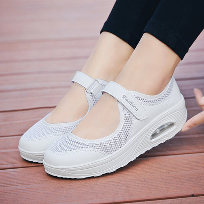 【35–43】👟Női lélegző hálós sportcipő légpárnás talppal – ultrakönnyű, puha és kényelmes-U